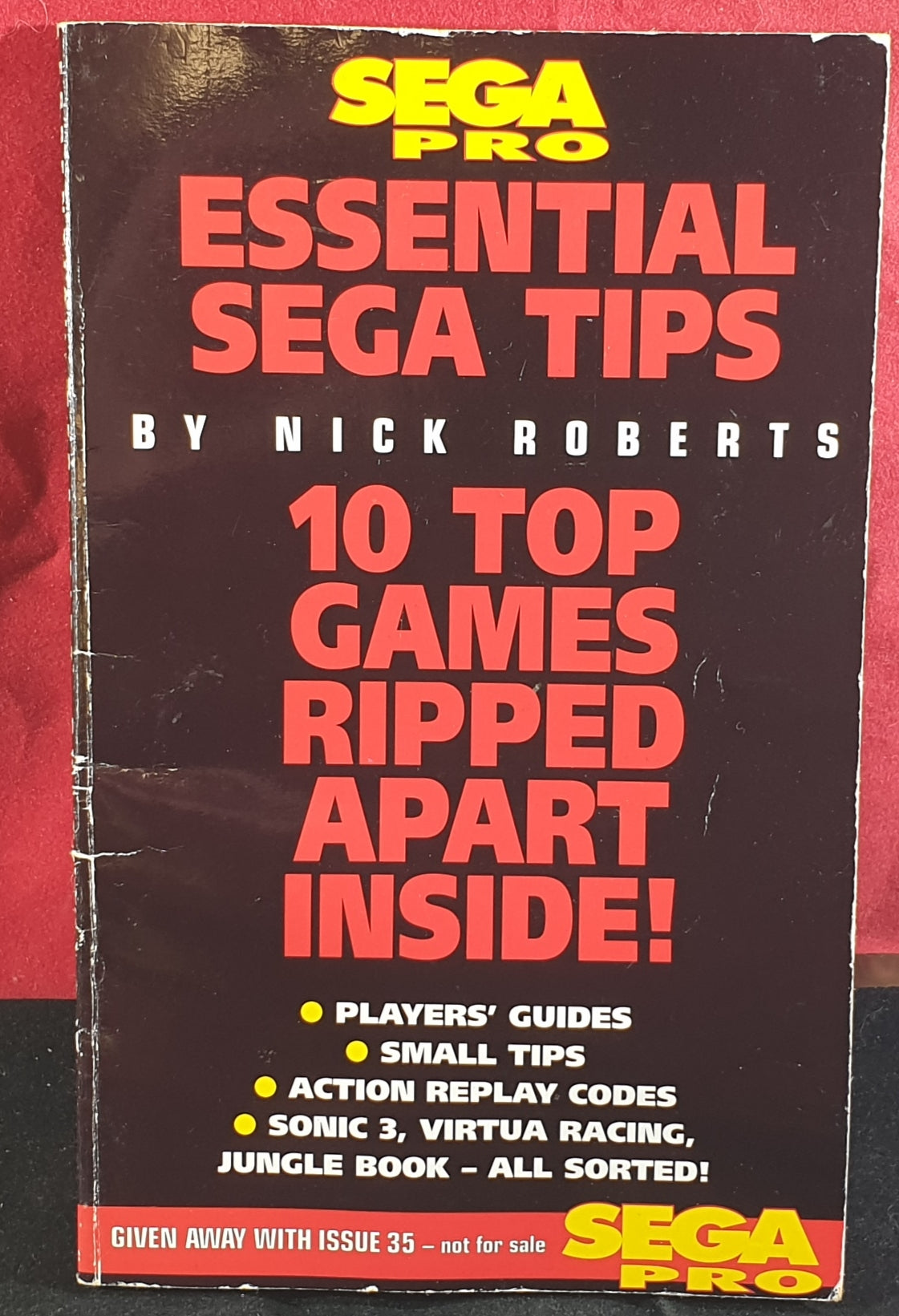 Sega Pro Essential Sega Tips RARE Book