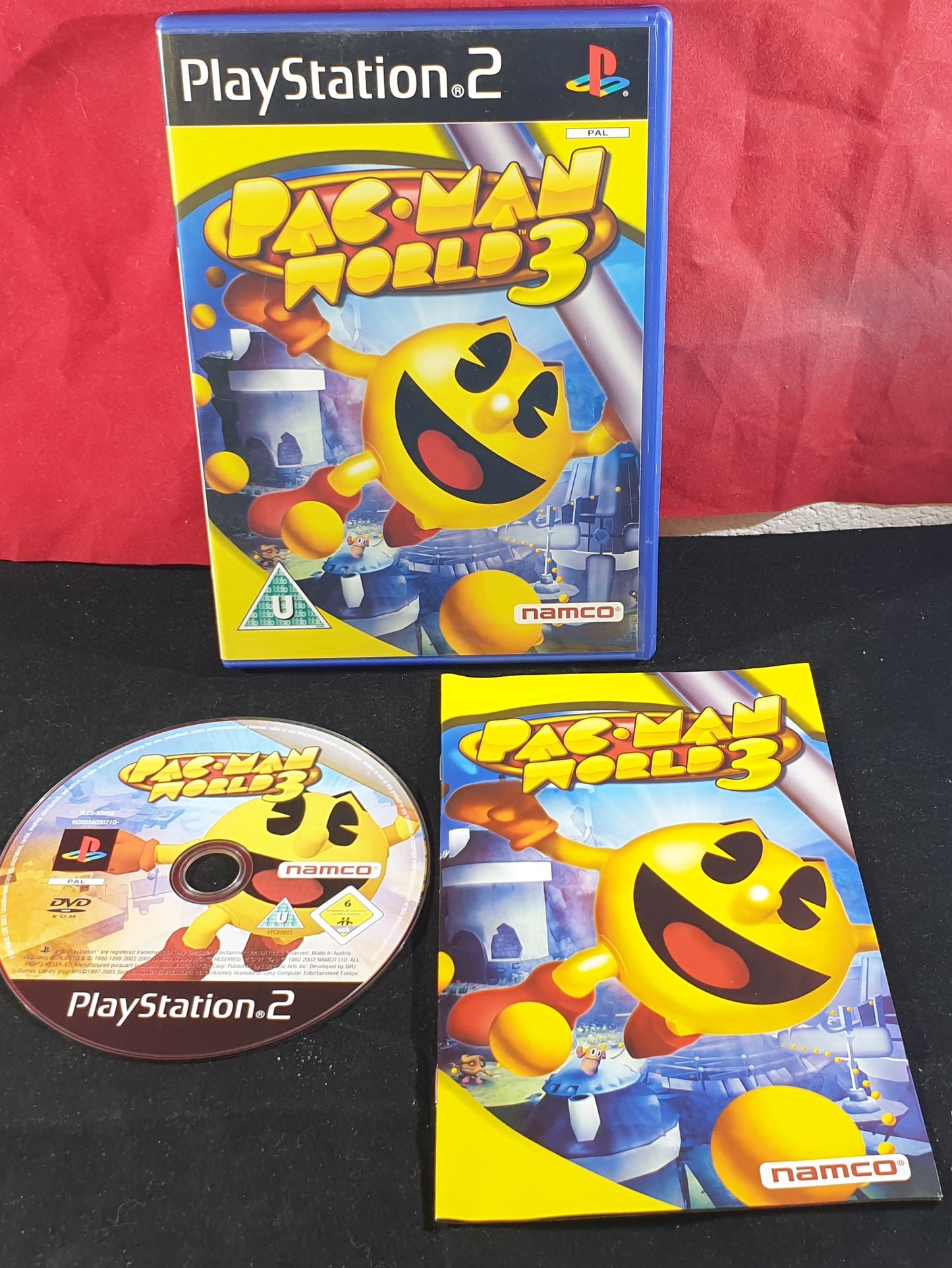 Pac Man World 3 Sony Playstation 2 (PS2) Game