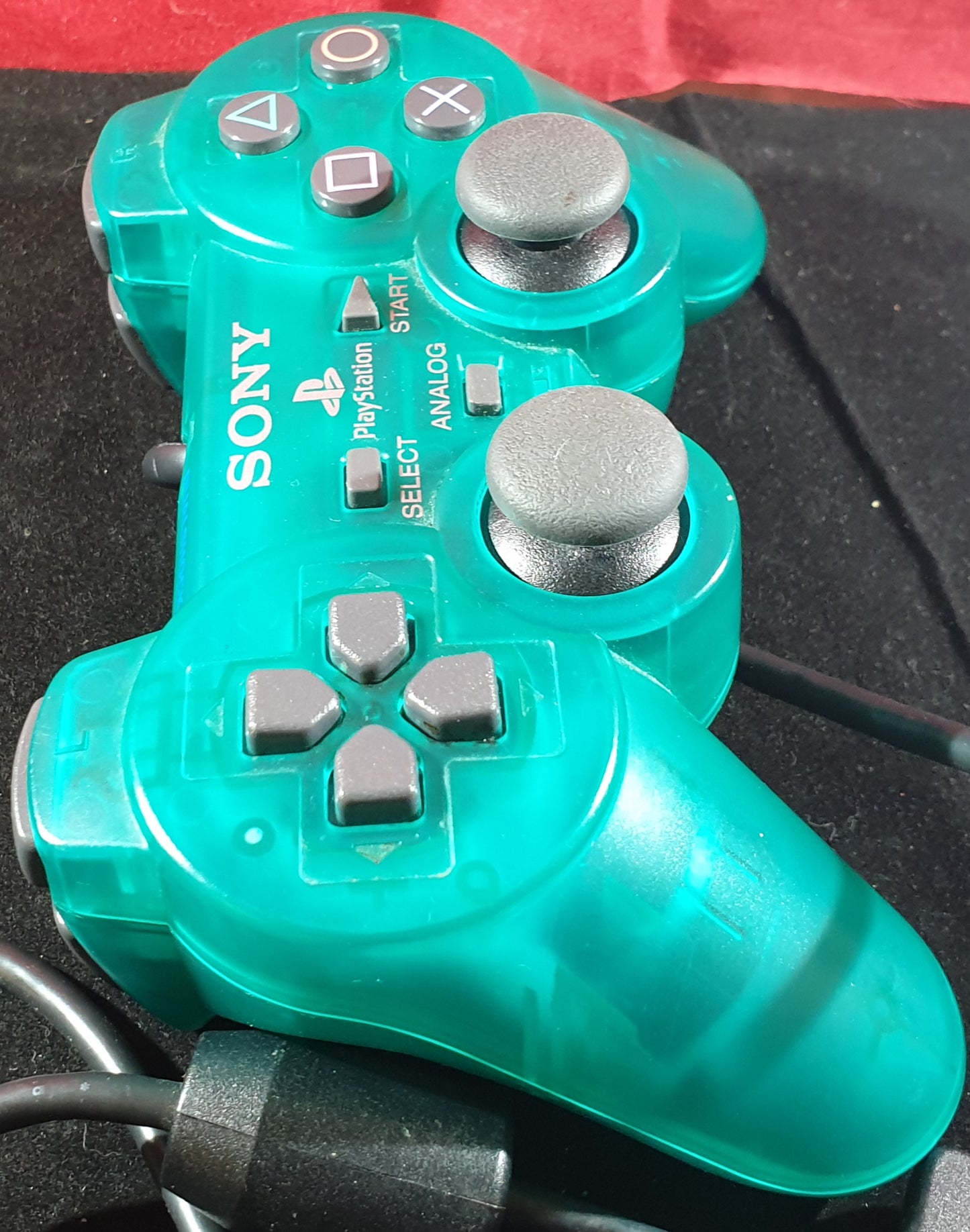 Crystal Green Sony Playstation 2 (PS2) Dualshock Controller Accessory