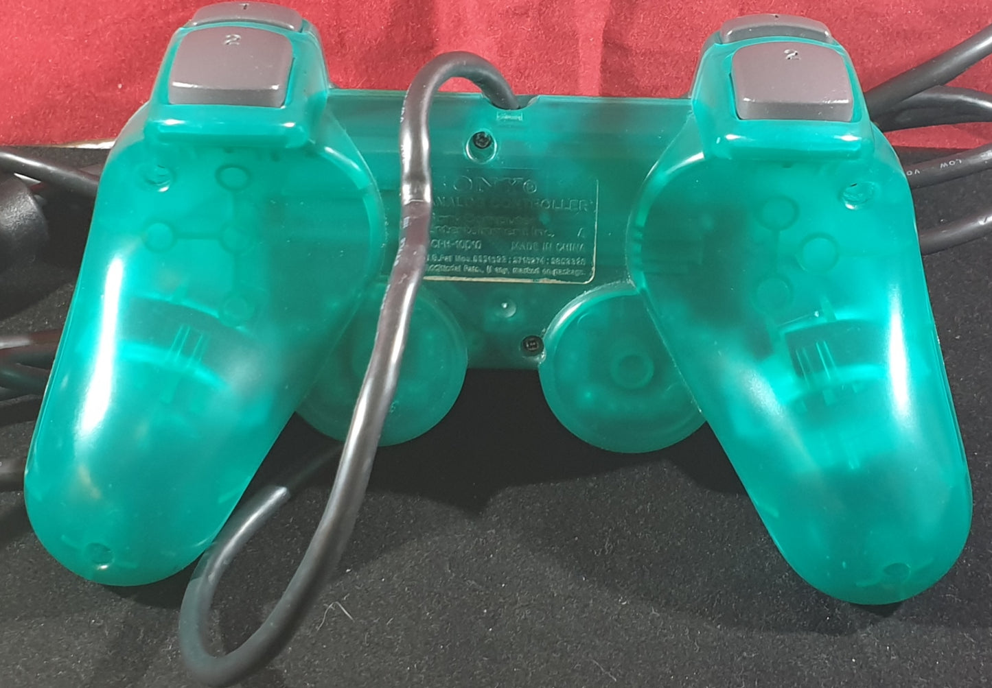 Crystal Green Sony Playstation 2 (PS2) Dualshock Controller Accessory