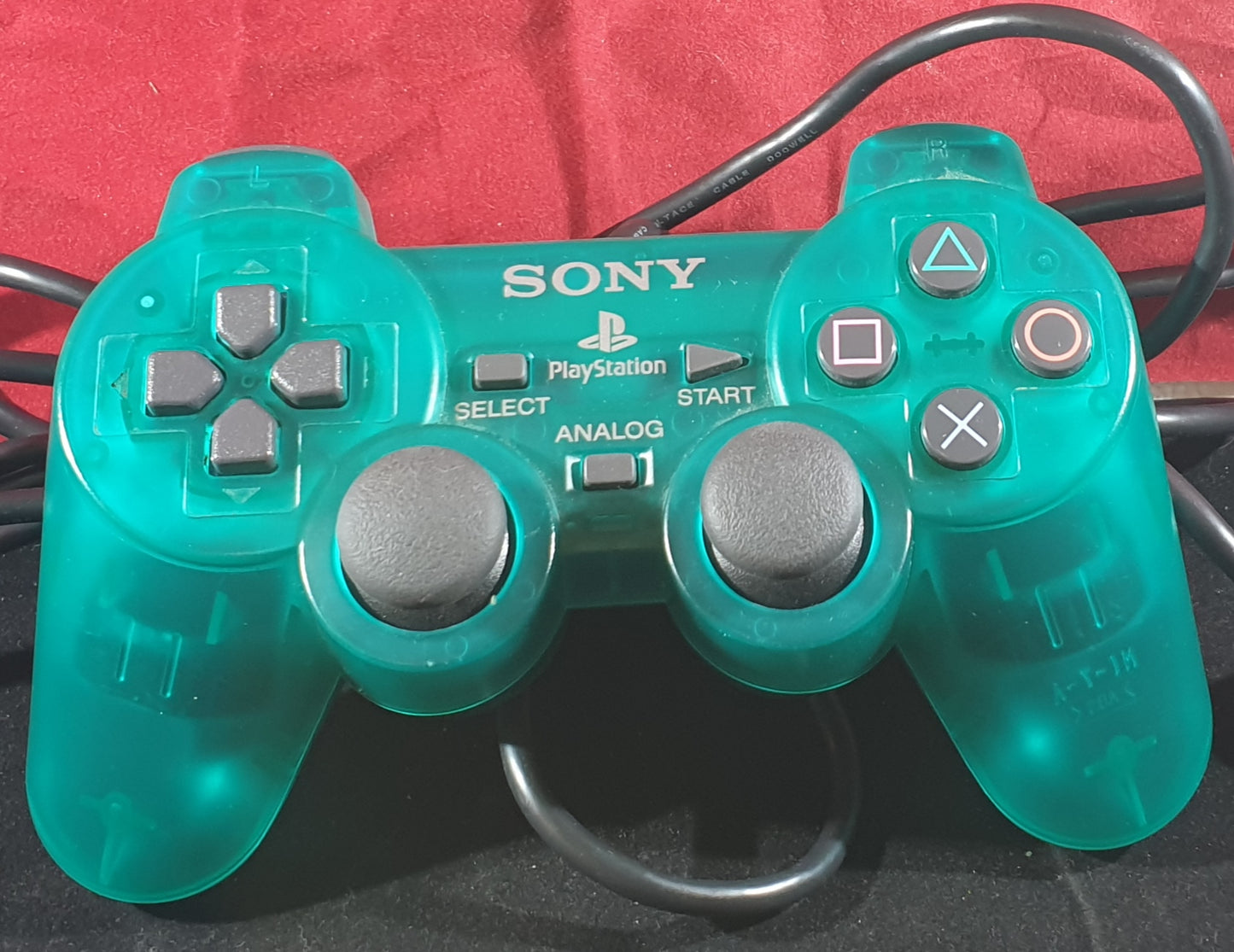 Crystal Green Sony Playstation 2 (PS2) Dualshock Controller Accessory