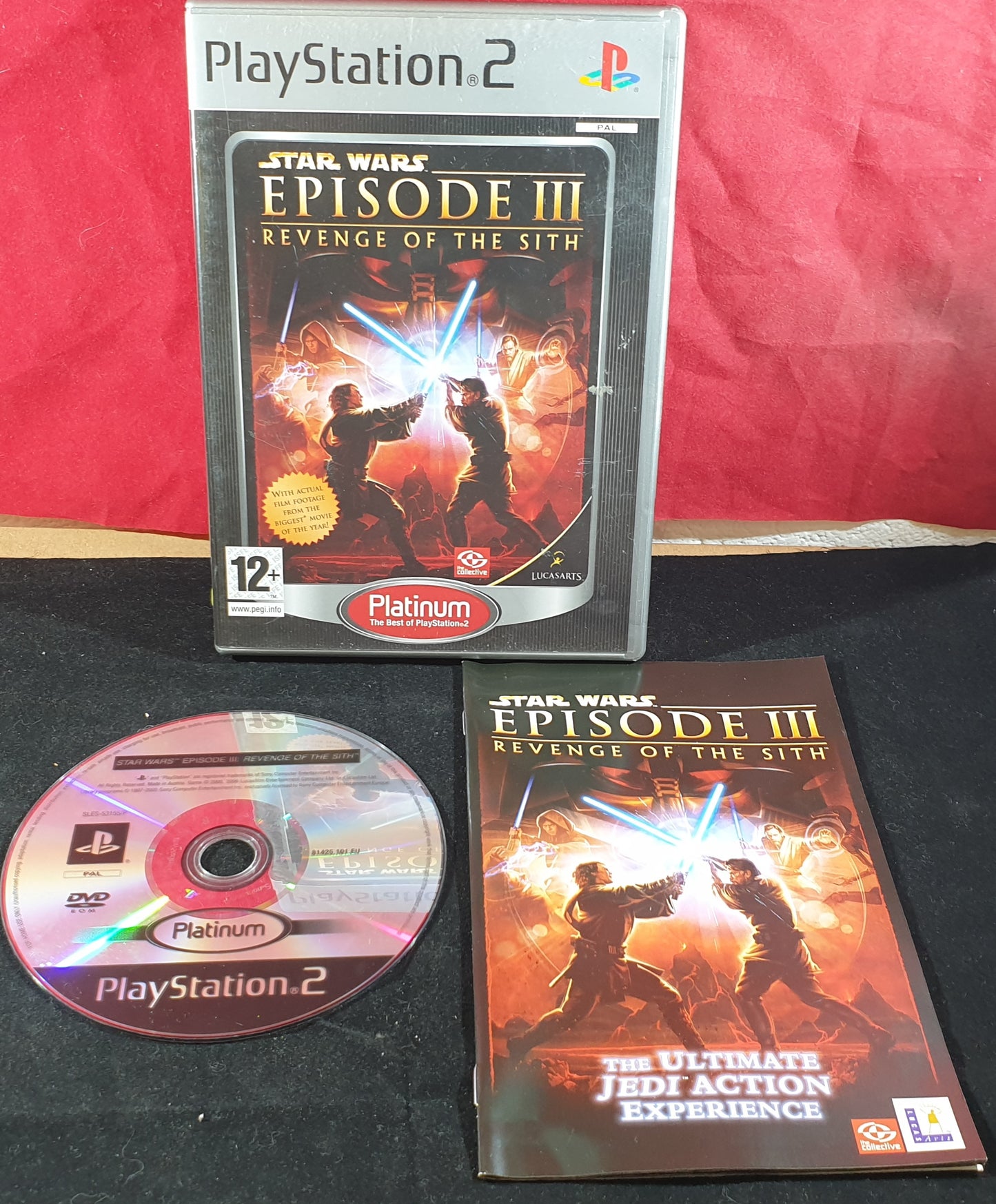 Star Wars Episode III Revenge of the Sith Platinum Sony Playstation 2 (PS2) Game