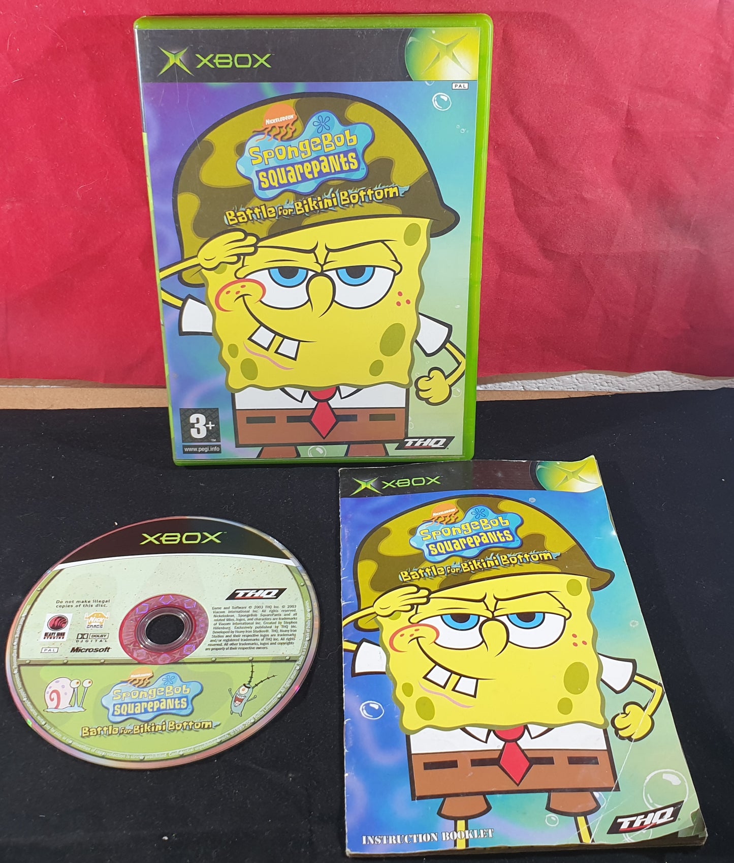 Spongebob Squarepants Battle for Bikini Bottom Microsoft Xbox Game
