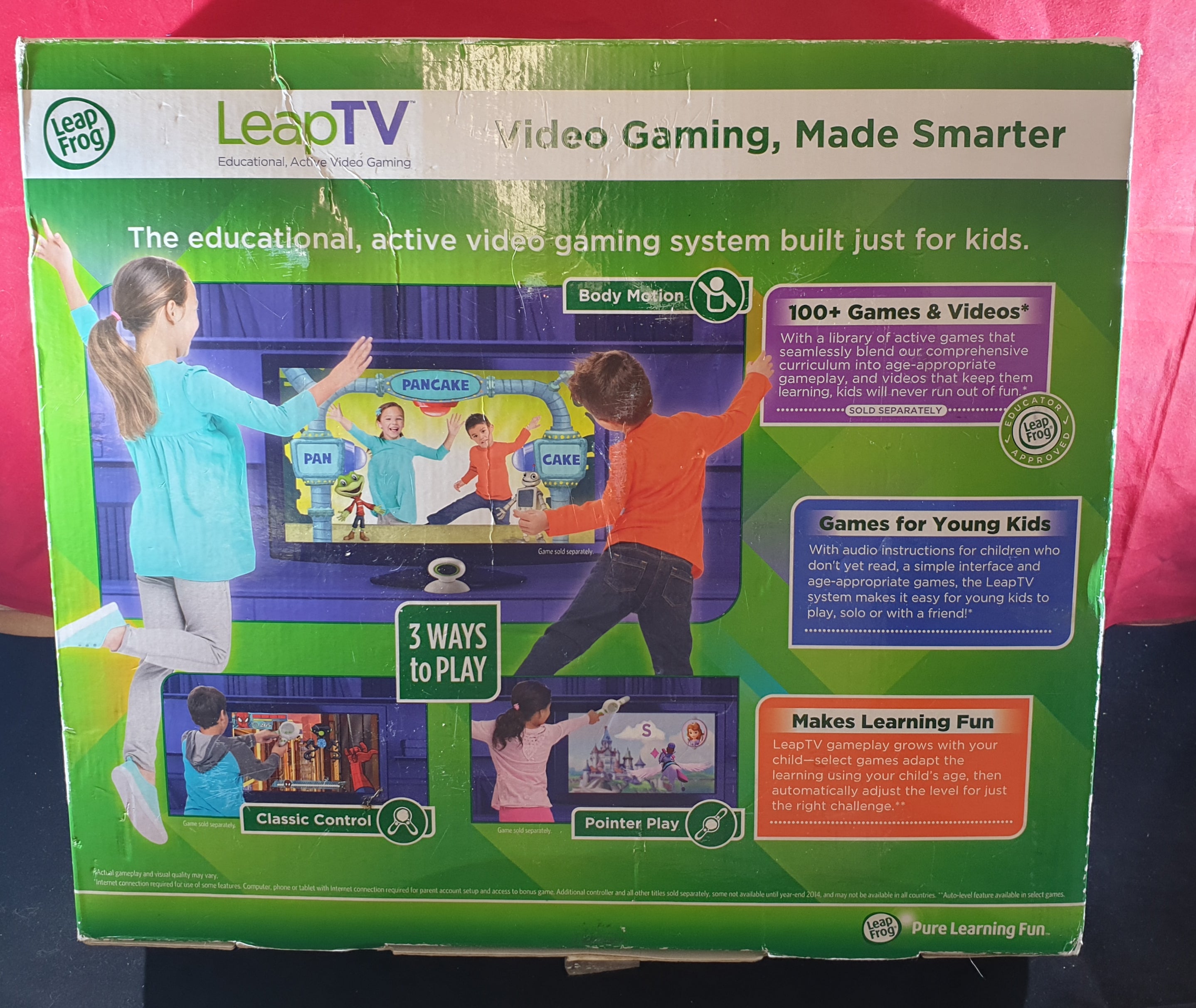 Leapfrog leaptv sales video games kids