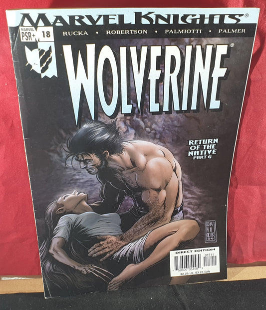 Marvel Knights Wolverine Return of the Native part 6 Comic Book
