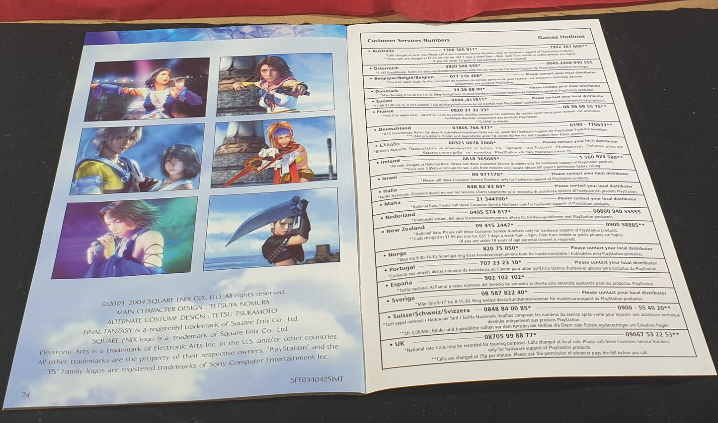 Final Fantasy X-2 Official Guide Book and Game with RARE Cards