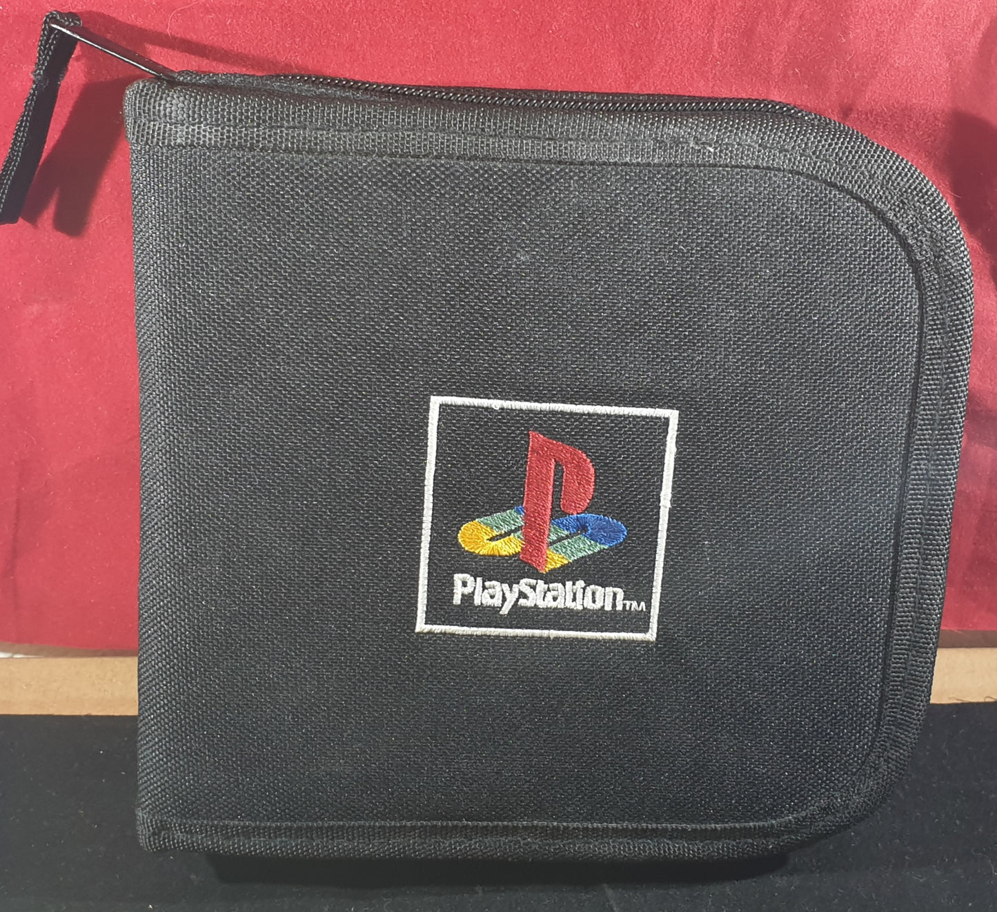 Official Black CD Carry Case Sony Playstation 1 (PS1) RARE Accessory