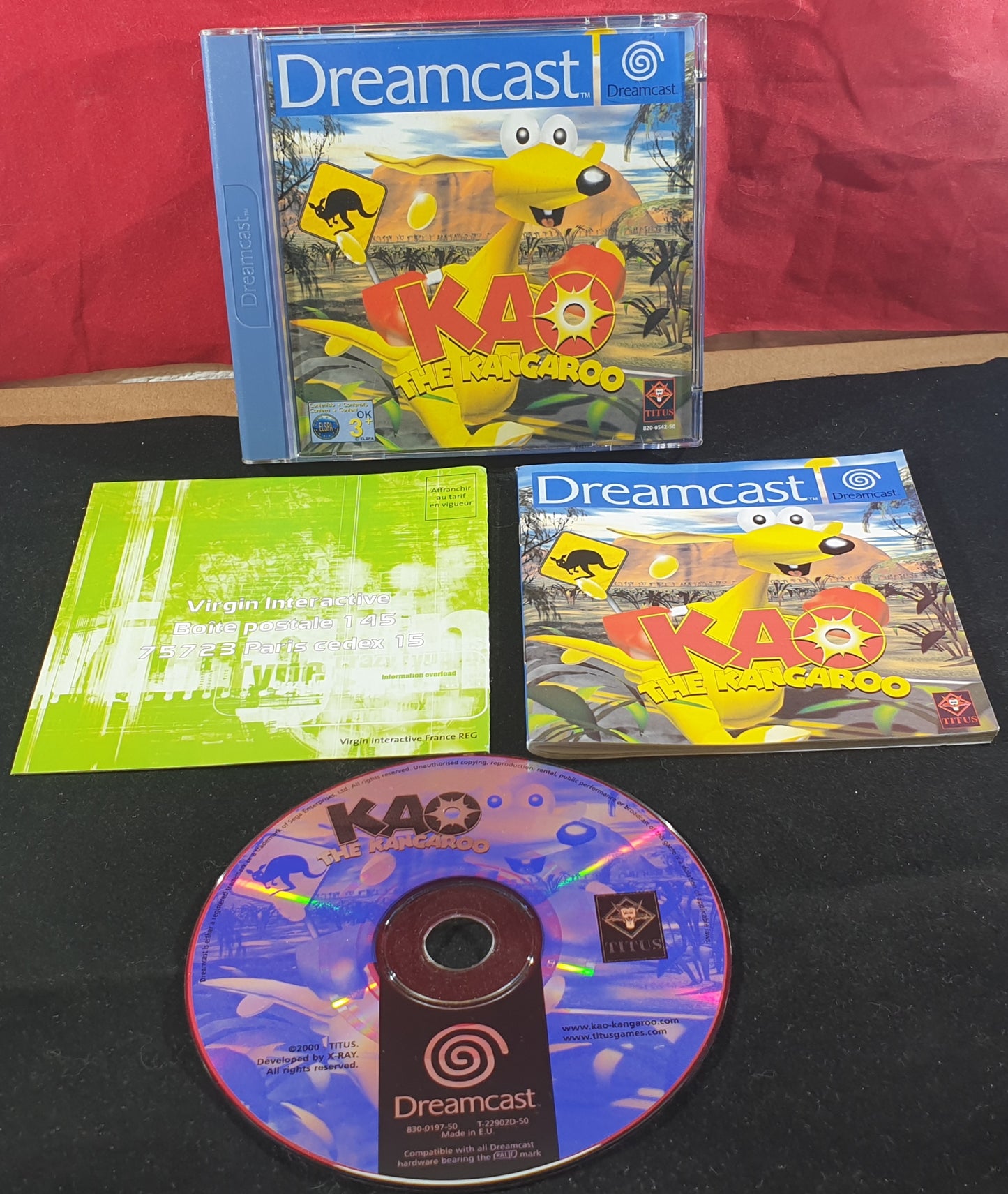 Kao The Kangaroo Sega Dreamcast Game