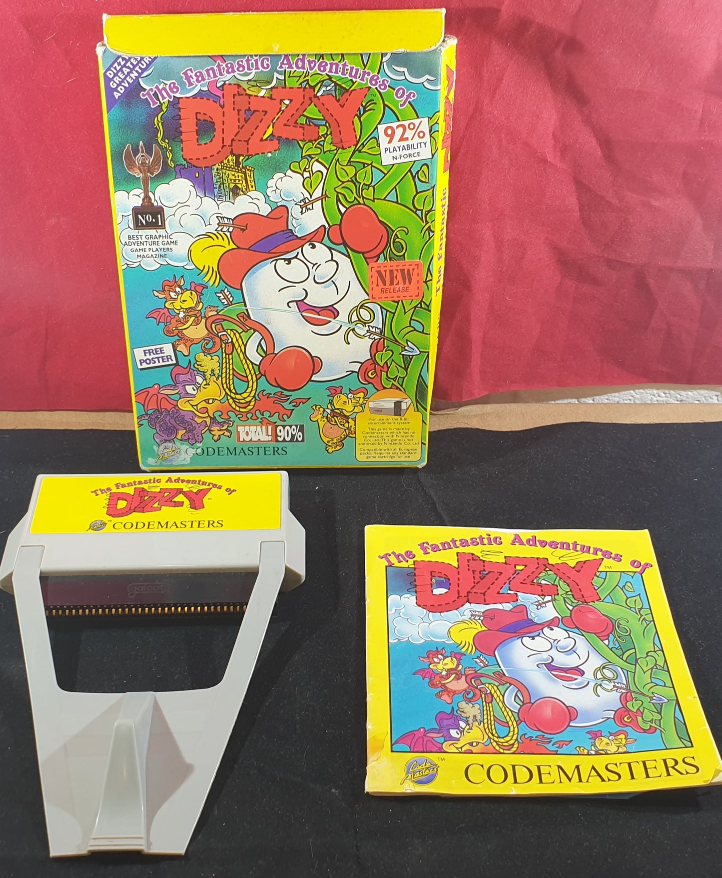 The Fantastic Adventures of Dizzy Nintendo Entertainment System (NES) Game