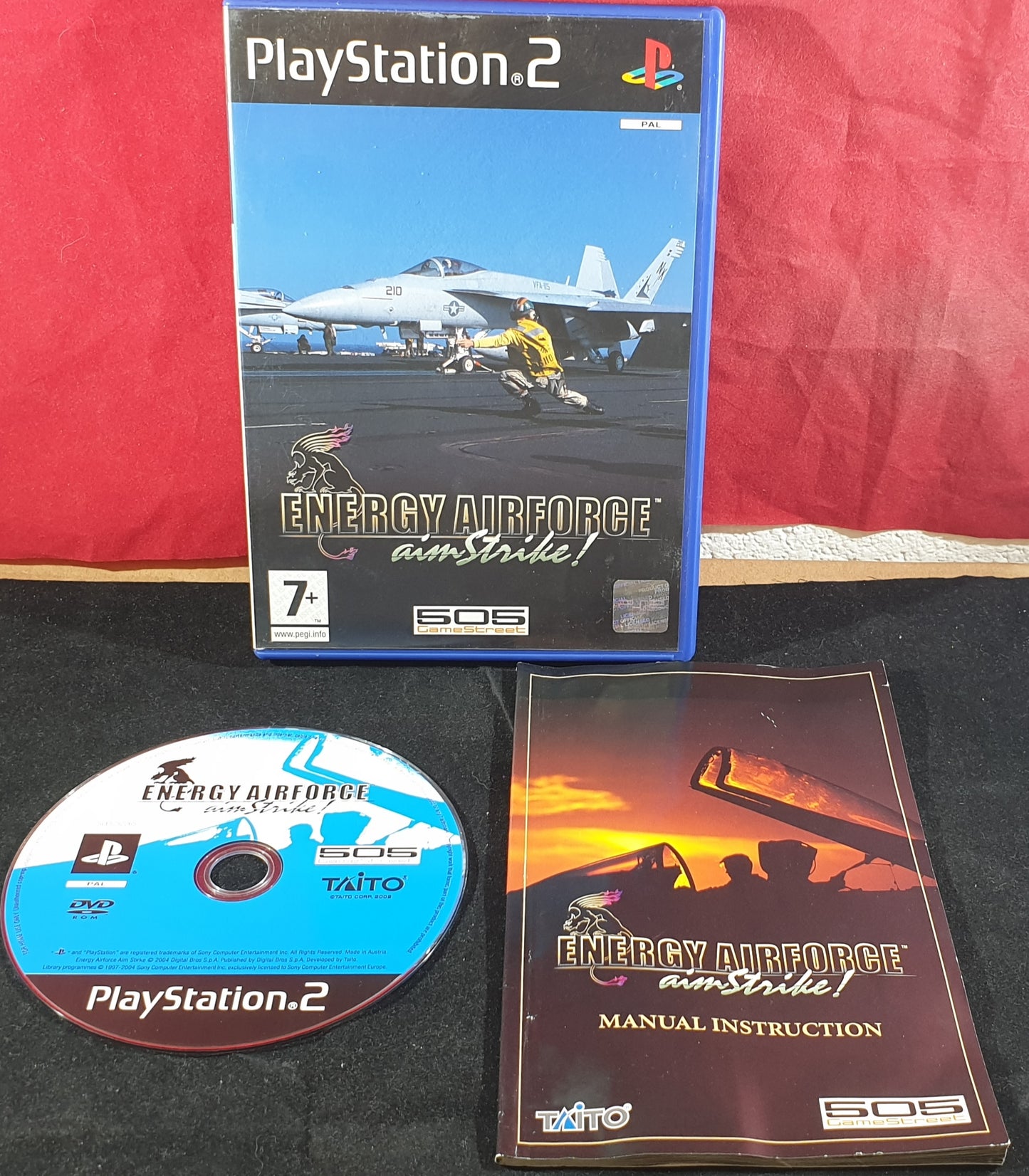 Energy Airforce Aim Strike Sony Playstation 2 (PS2) RARE Game