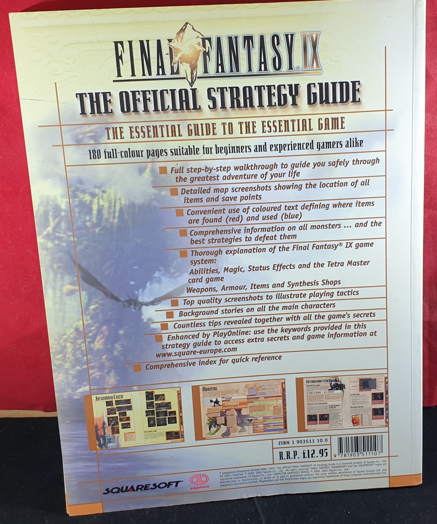 Final Fantasy IX Official Strategy Guide Book