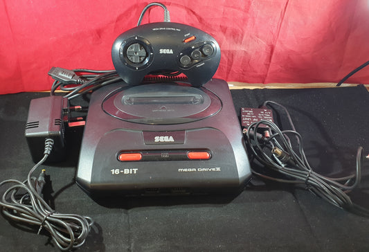 Sega Mega Drive II Console comes with original power adaptor