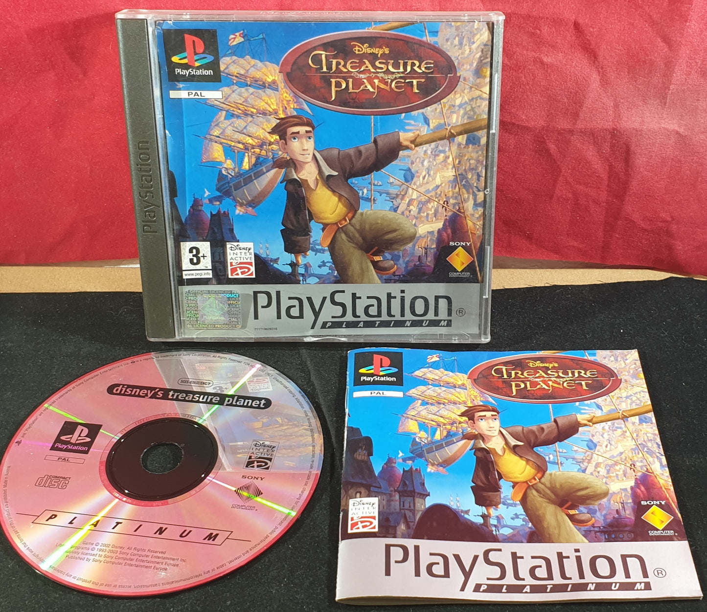 Disney's Treasure Planet Platinum Sony Playstation 1 (PS1) Game