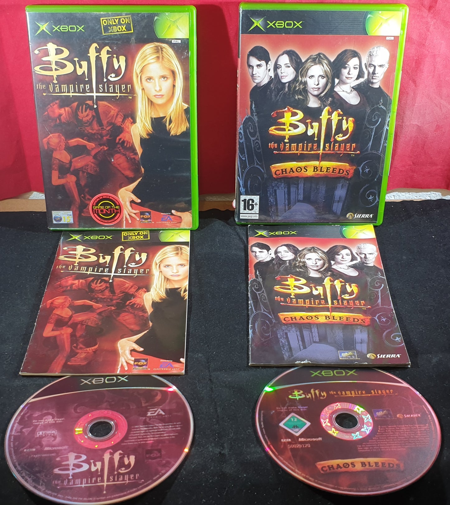 Buffy The Vampire Slayer & Chaos Bleeds Microsoft Xbox Game Bundle