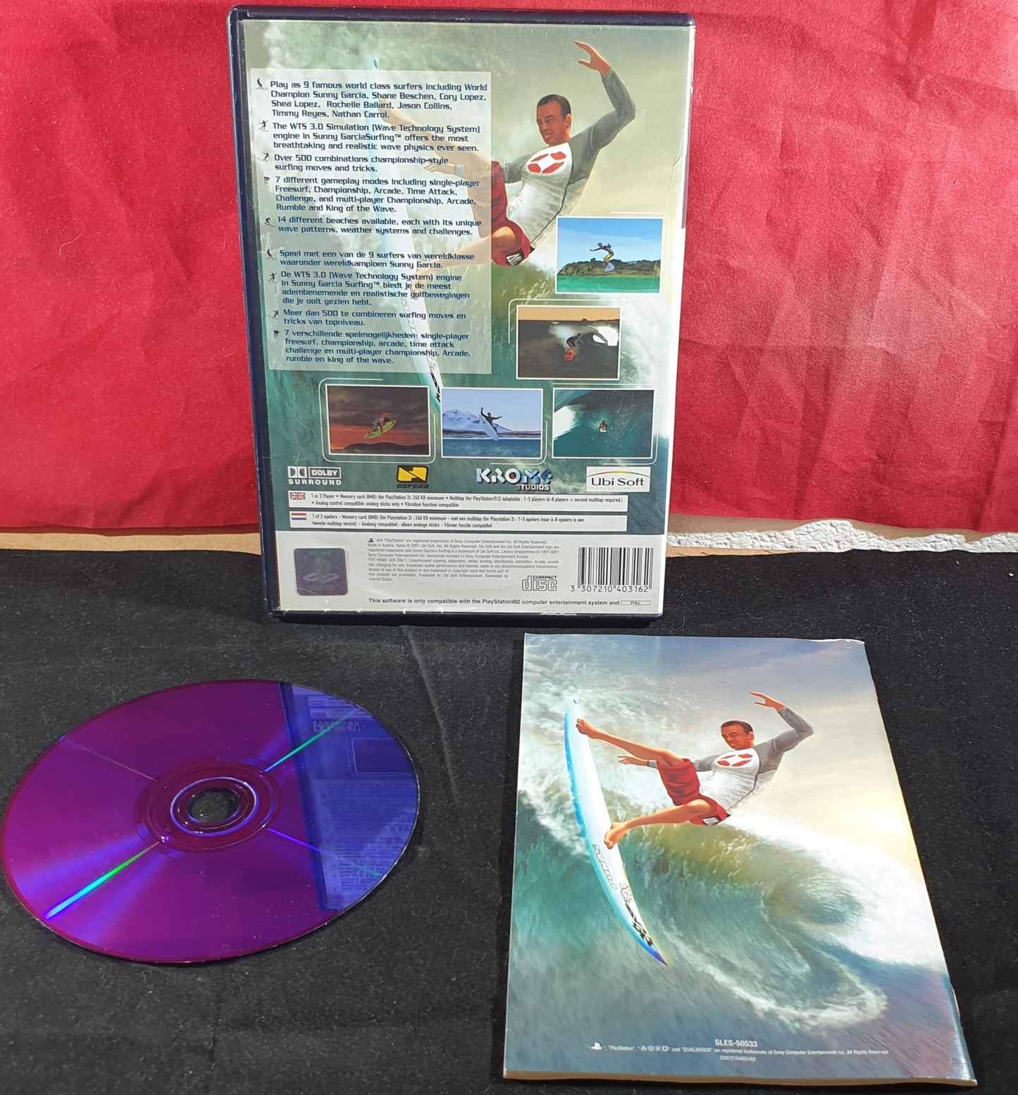 Sunny Garcia Surfing Sony Playstation 2 (PS2) Game
