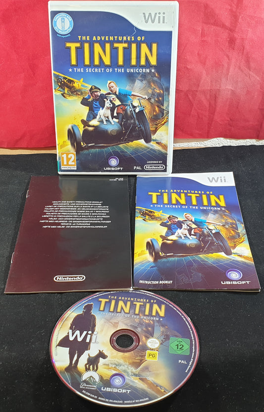 The Adventures of Tintin the Secret of the Unicorn Nintendo Wii Game