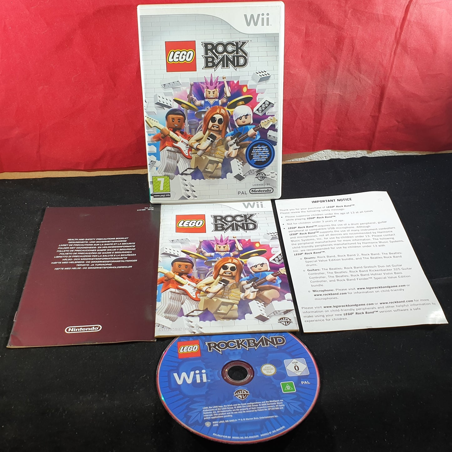 Lego Rock Band Nintendo Wii Game