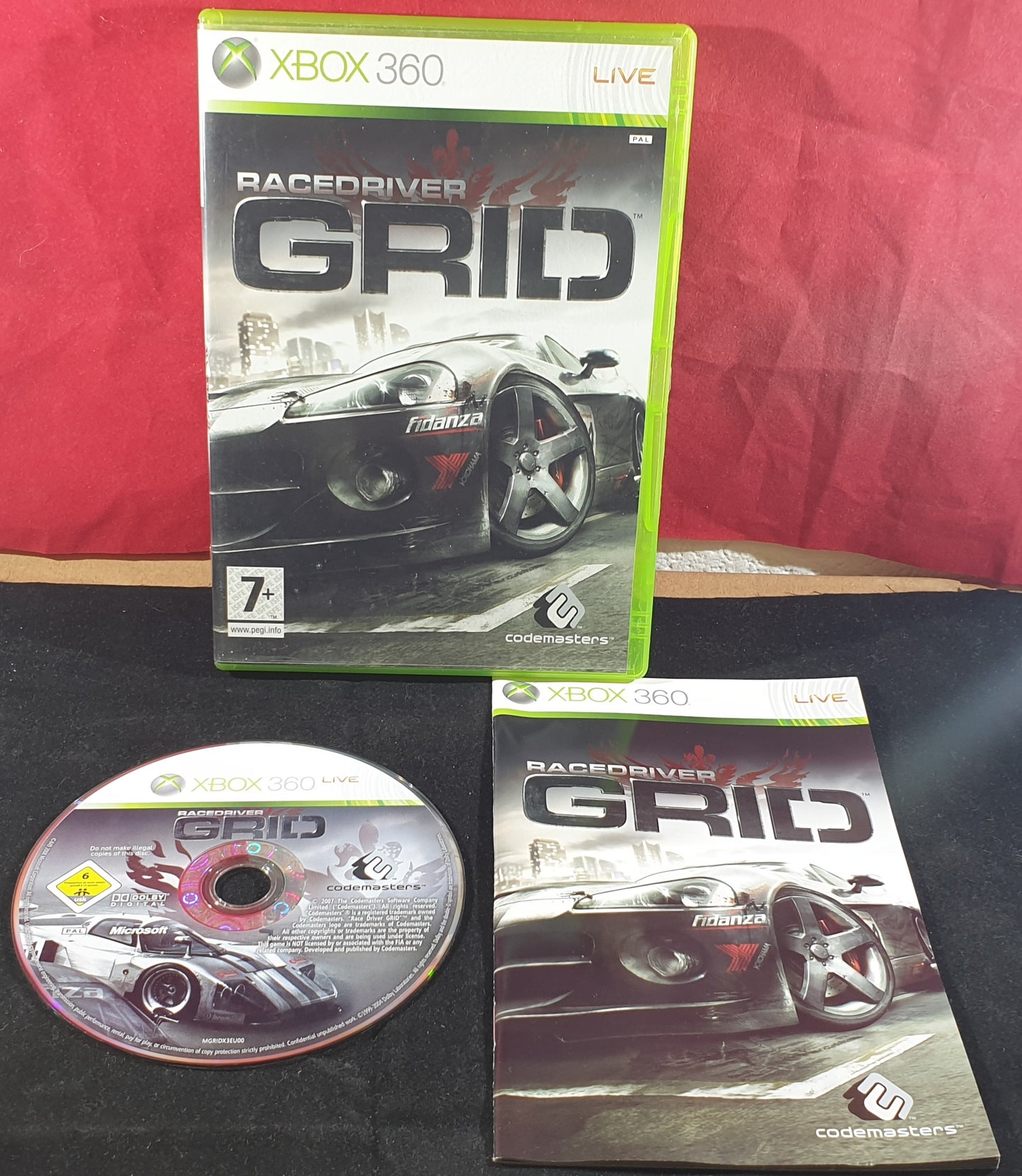 Race Driver Grid Microsoft Xbox 360 Game