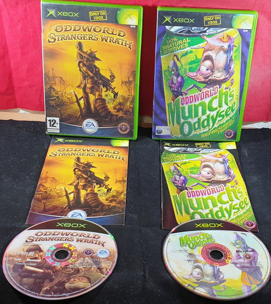 Oddworld Munch's Oddysee & Stranger's Wrath Microsoft Xbox Game Bundle