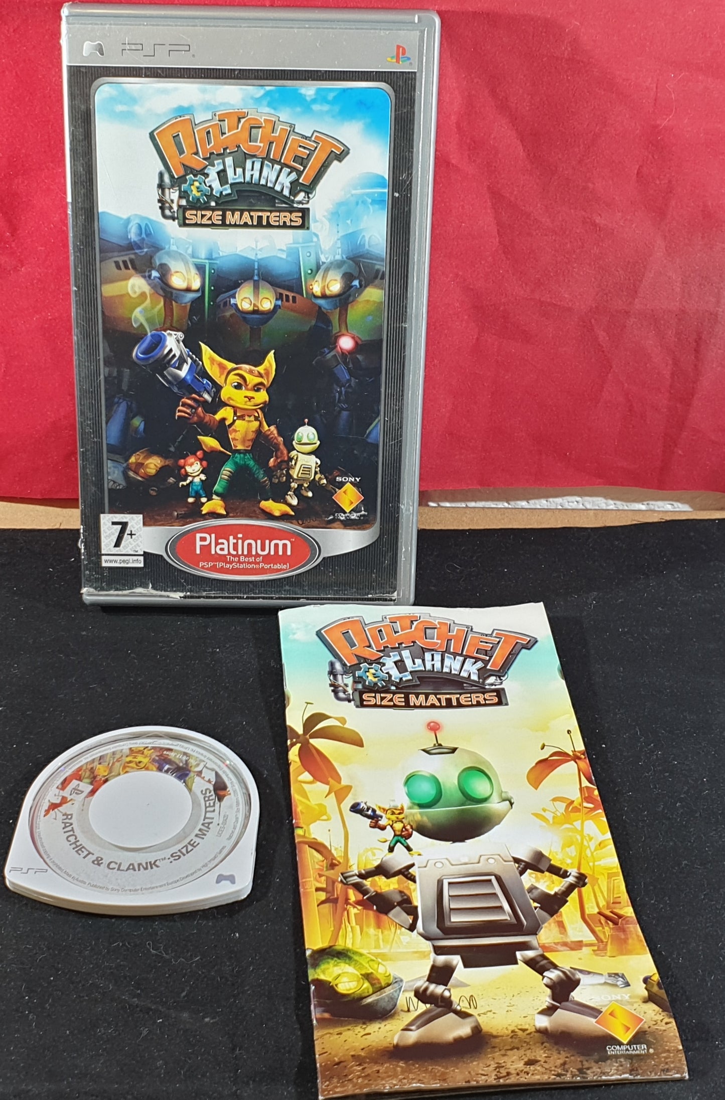Ratchet & Clank Size Matters Platinum (Sony PSP) Game