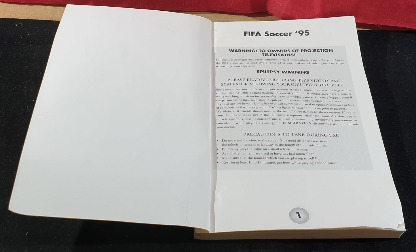 Fifa 95 Sega Mega Drive Game