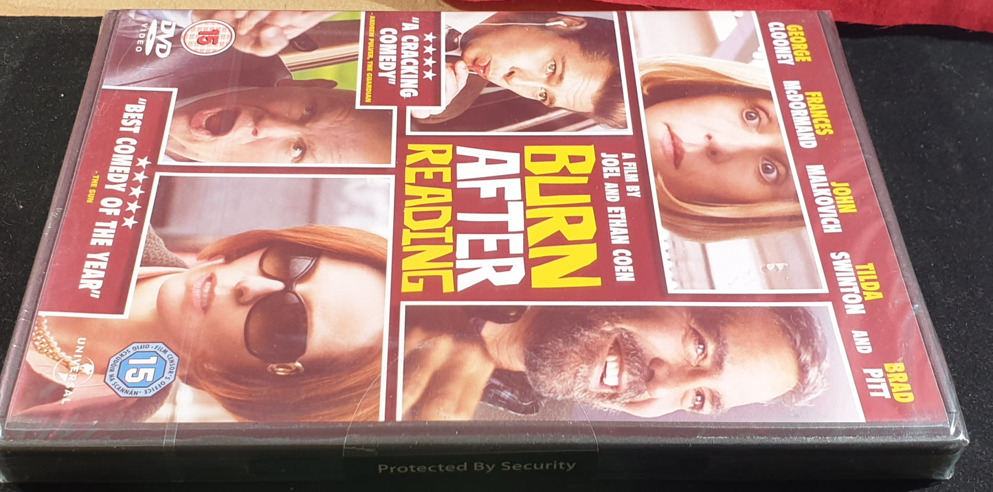 Brand New and Sealed Burn After Reading DVD