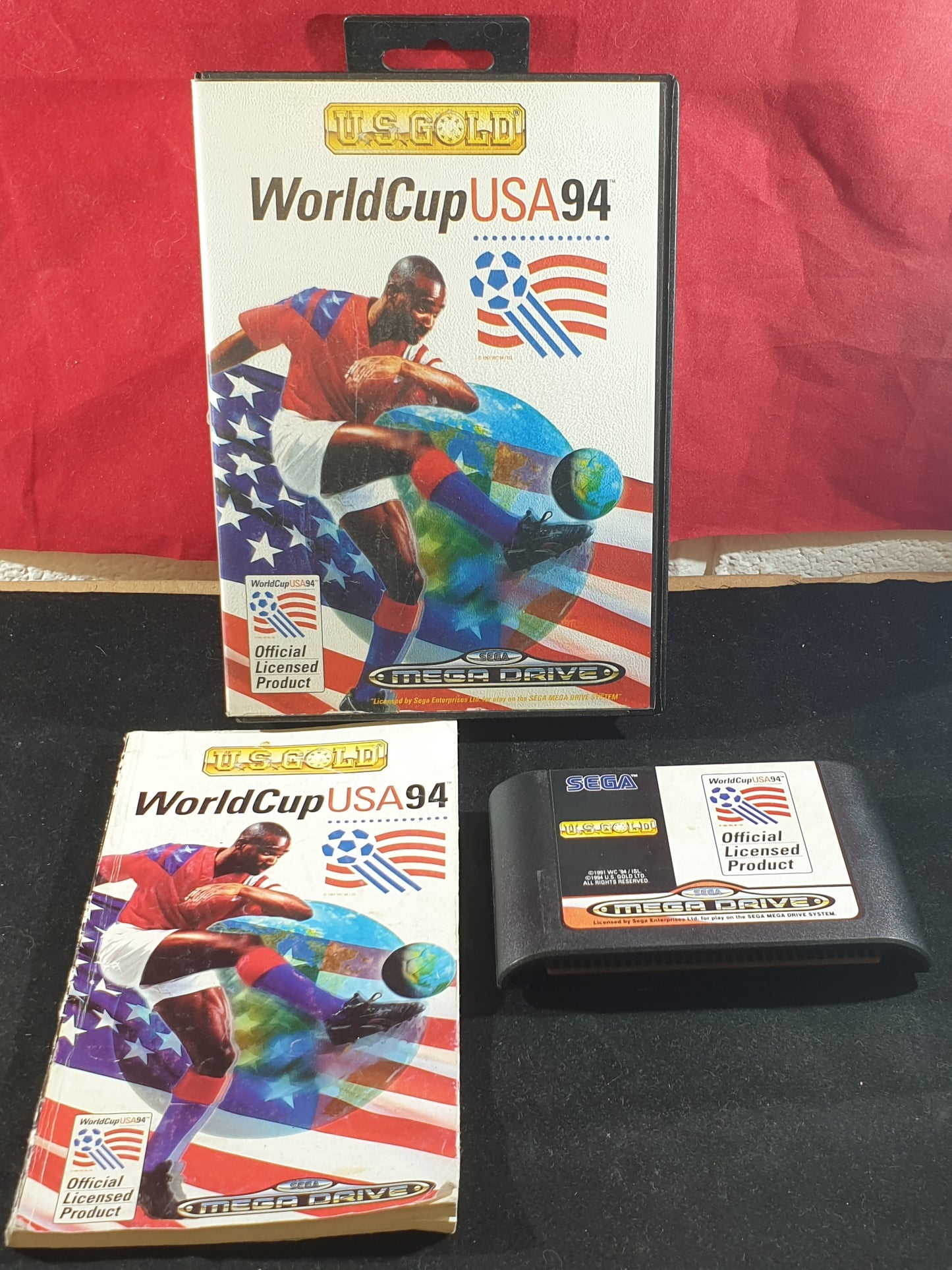 World Cup USA 94 with Manual Sega Mega Drive Game