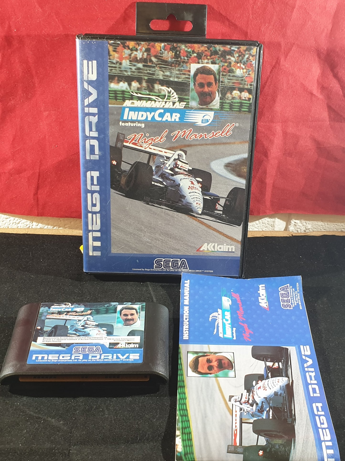 Newman Haas Indy Car Featuring Nigel Mansell Sega Mega Drive Game
