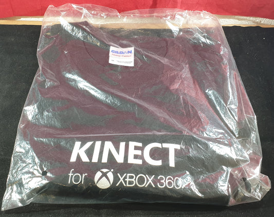 Brand New and Sealed Kinect for Xbox 360 Medium Gildan T-Shirt RARE
