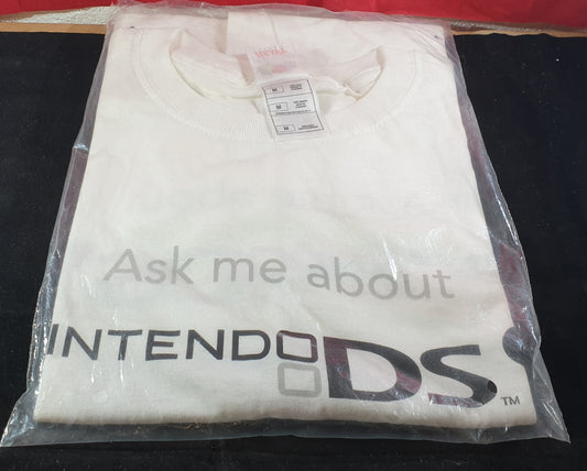Brand New and Sealed Ask me about Nintendo DS Medium Fruit of the Loom T-Shirt RARE