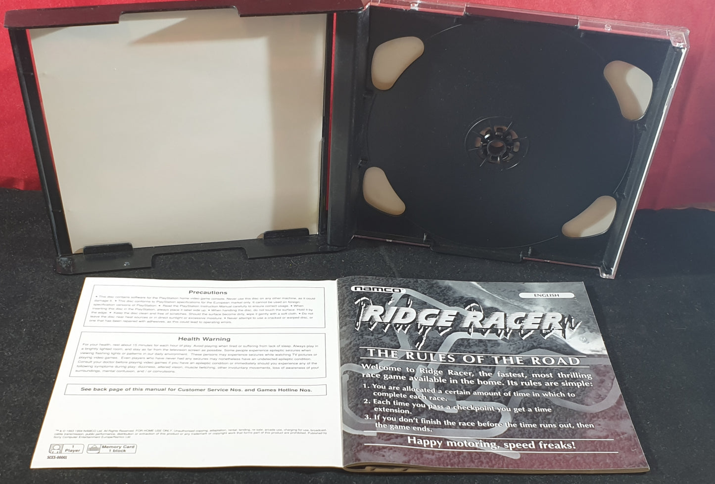 Ridge Racer Platinum Sony Playstation 1 (PS1) Game