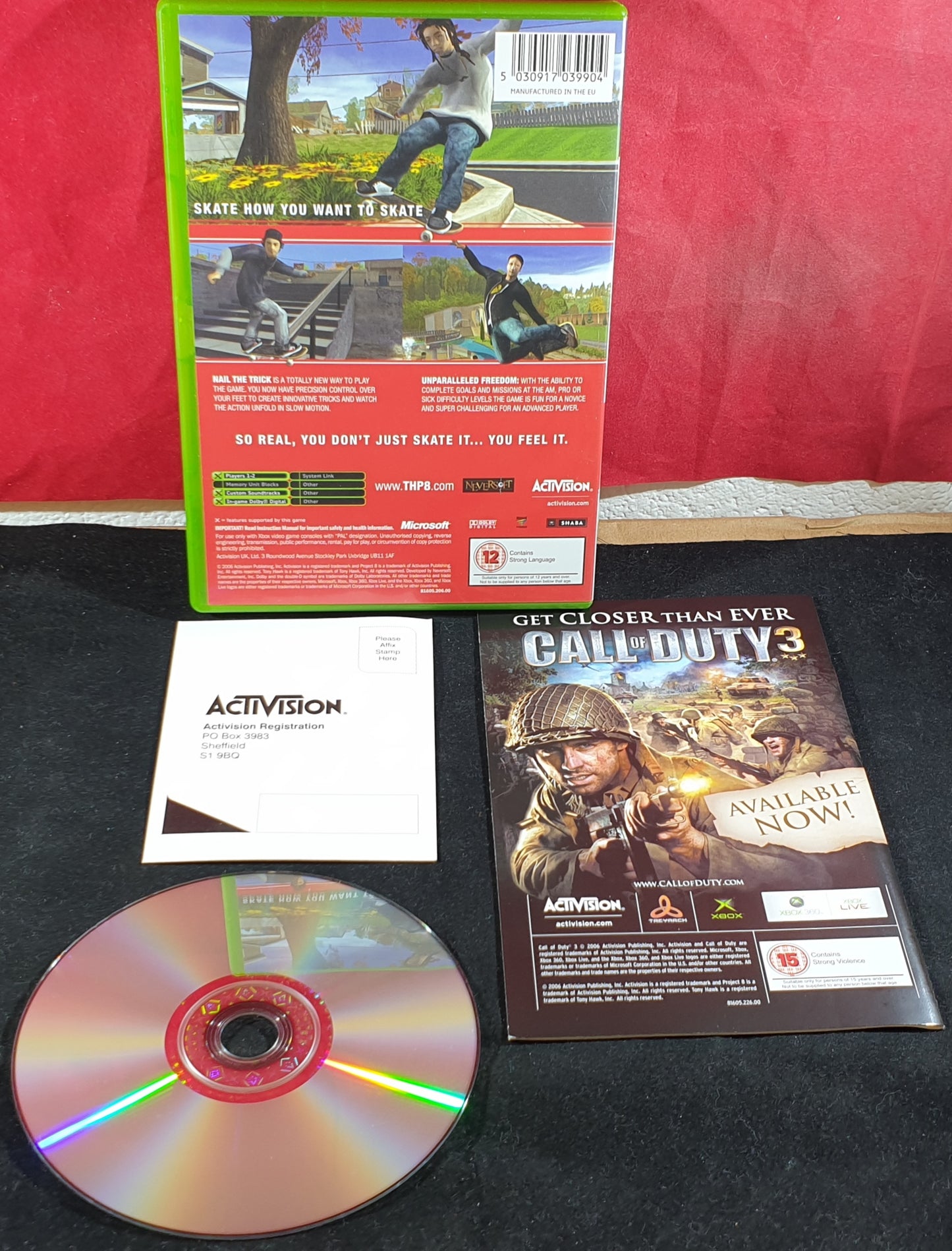 Tony Hawk's Project 8 Microsoft Xbox Game