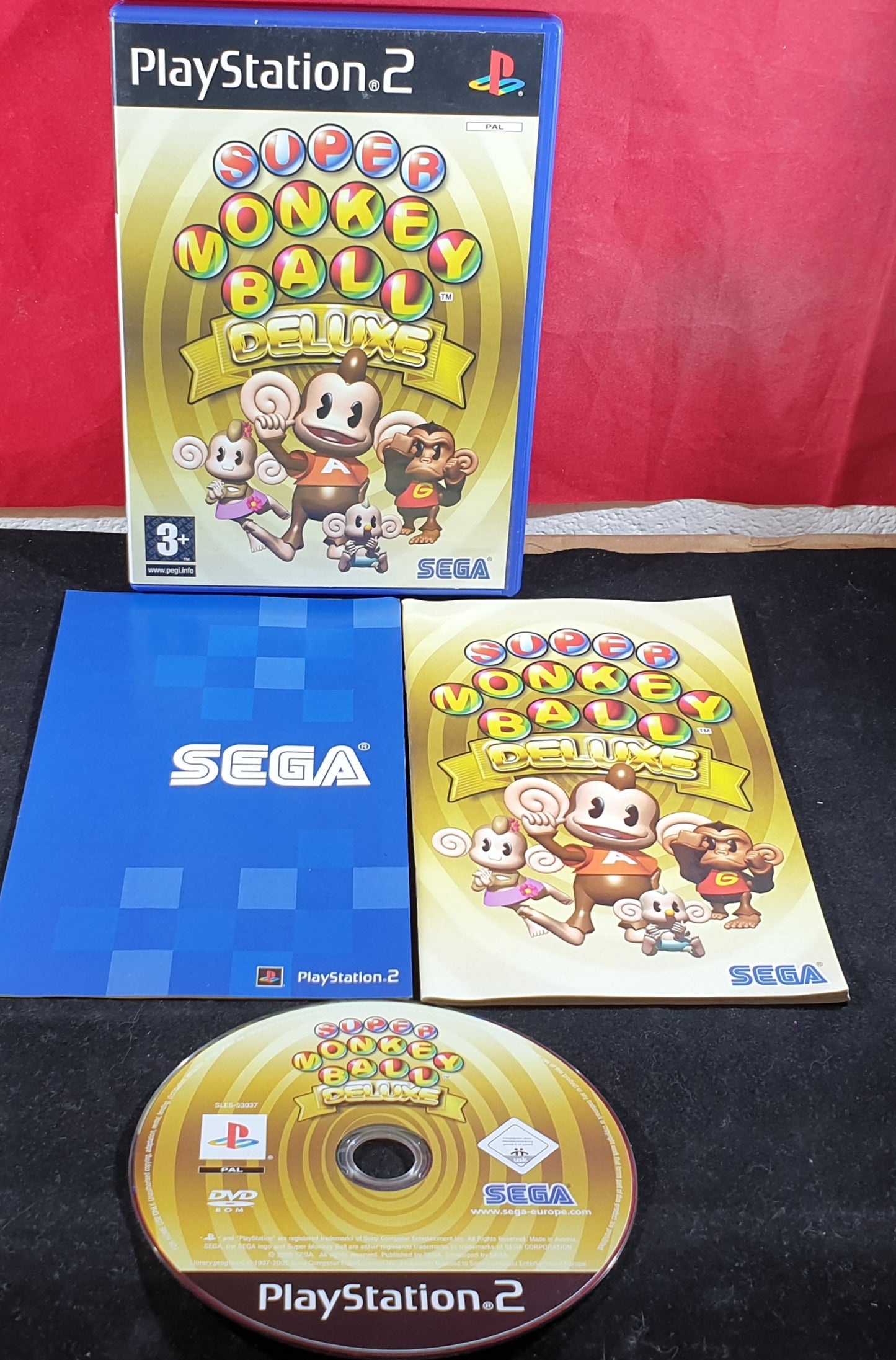 Super Monkey Ball Deluxe Sony Playstation 2 (PS2) Game