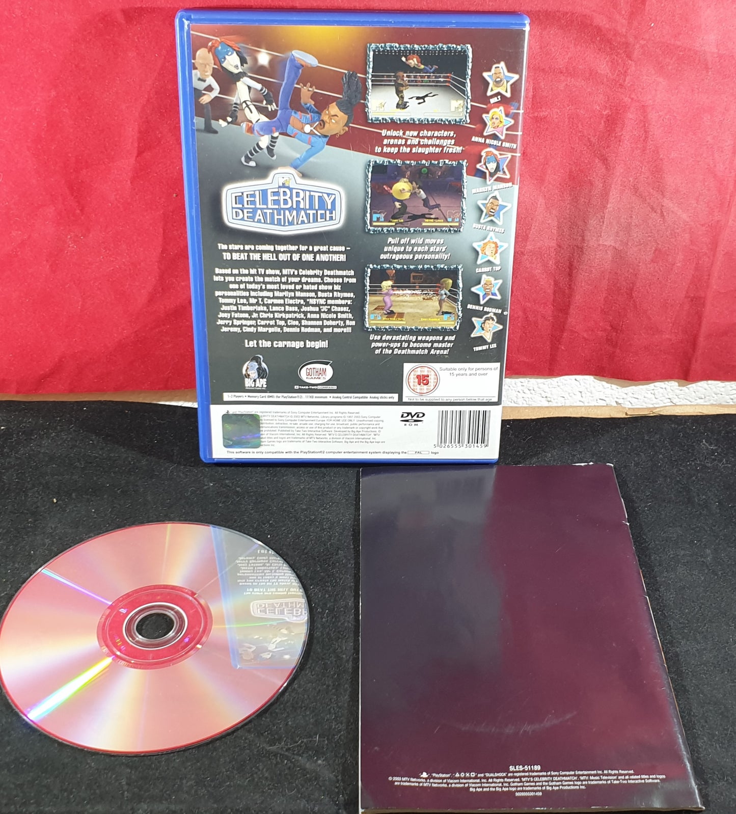 Celebrity Deathmatch Sony Playstation 2 (PS2) Game