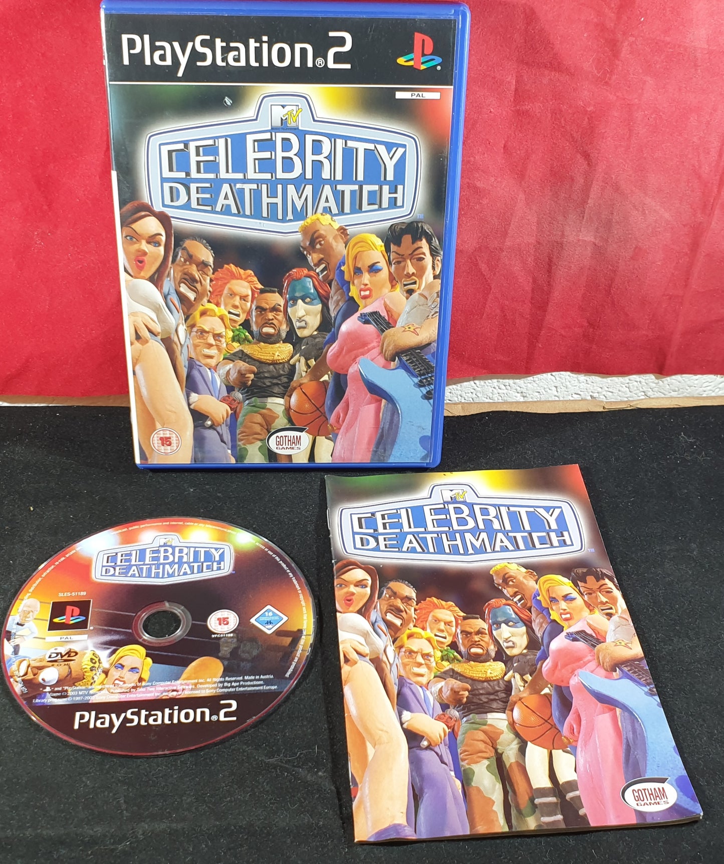 Celebrity Deathmatch Sony Playstation 2 (PS2) Game