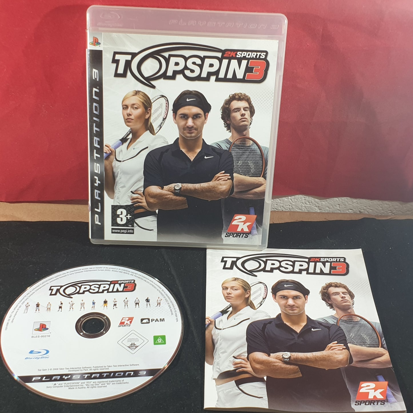 Top Spin 3 Sony Playstation 3 (PS3) Game