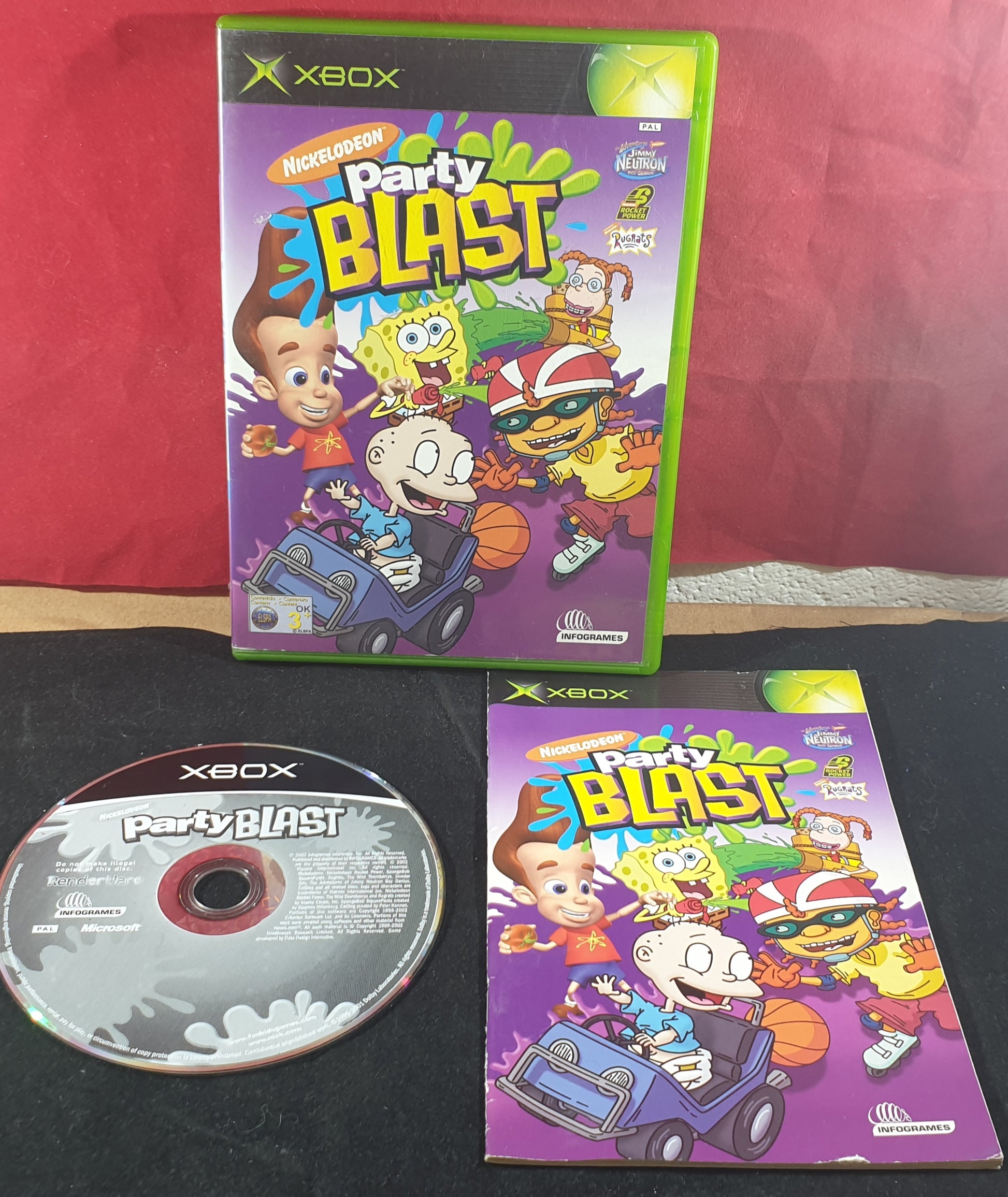 Nickelodeon Party Blast Microsoft Xbox Game