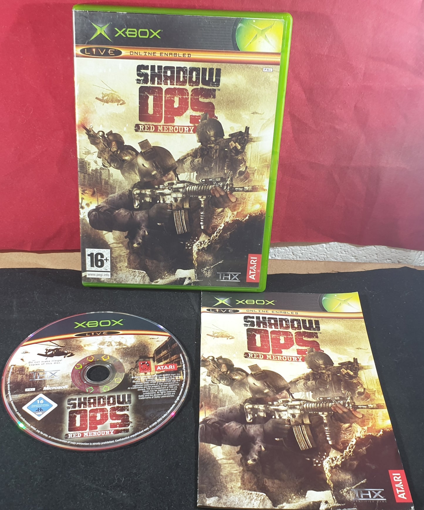 Shadow Ops Red Mercury Microsoft Xbox Game