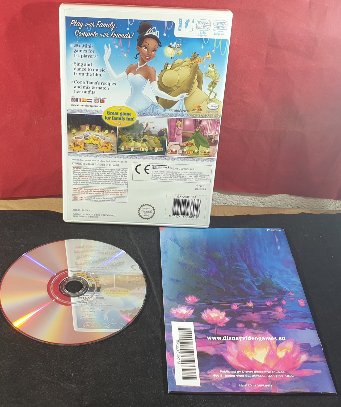Disney the Princess and the Frog Nintendo Wii Game