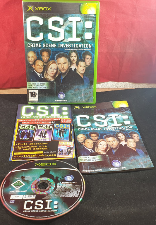 CSI Crime Scene Investigation Microsoft Xbox Game