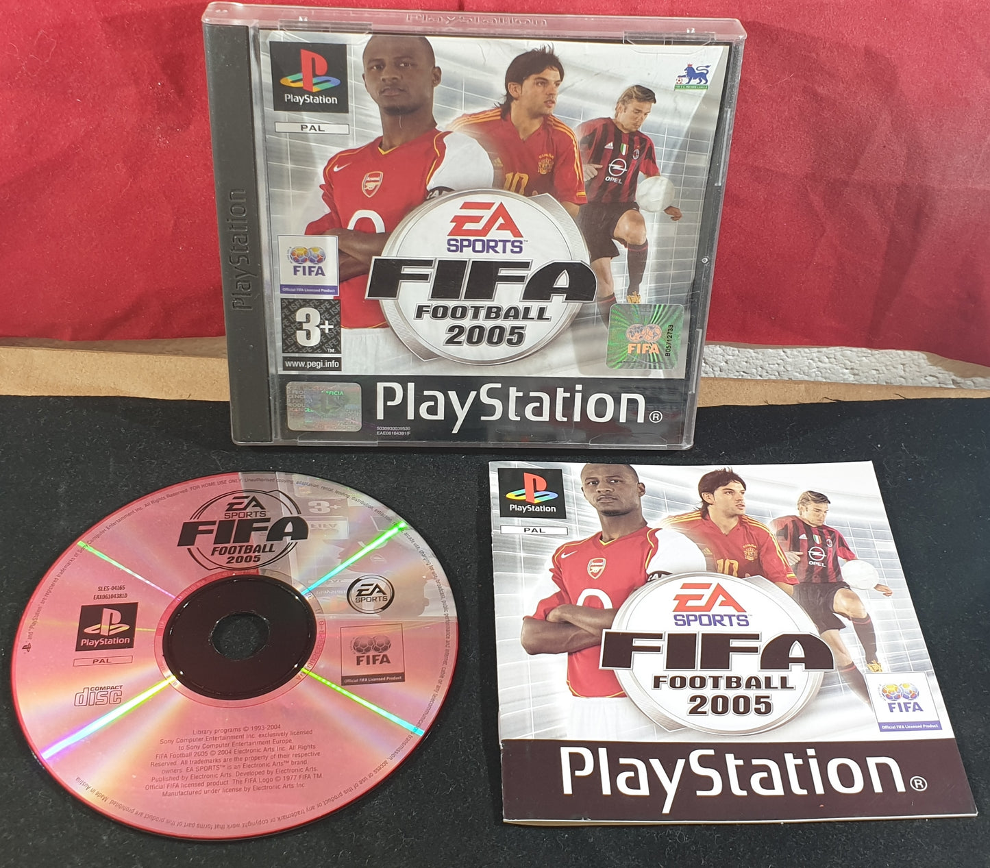 Fifa Football 2005 Sony Playstation 1 (PS1) RARE Game