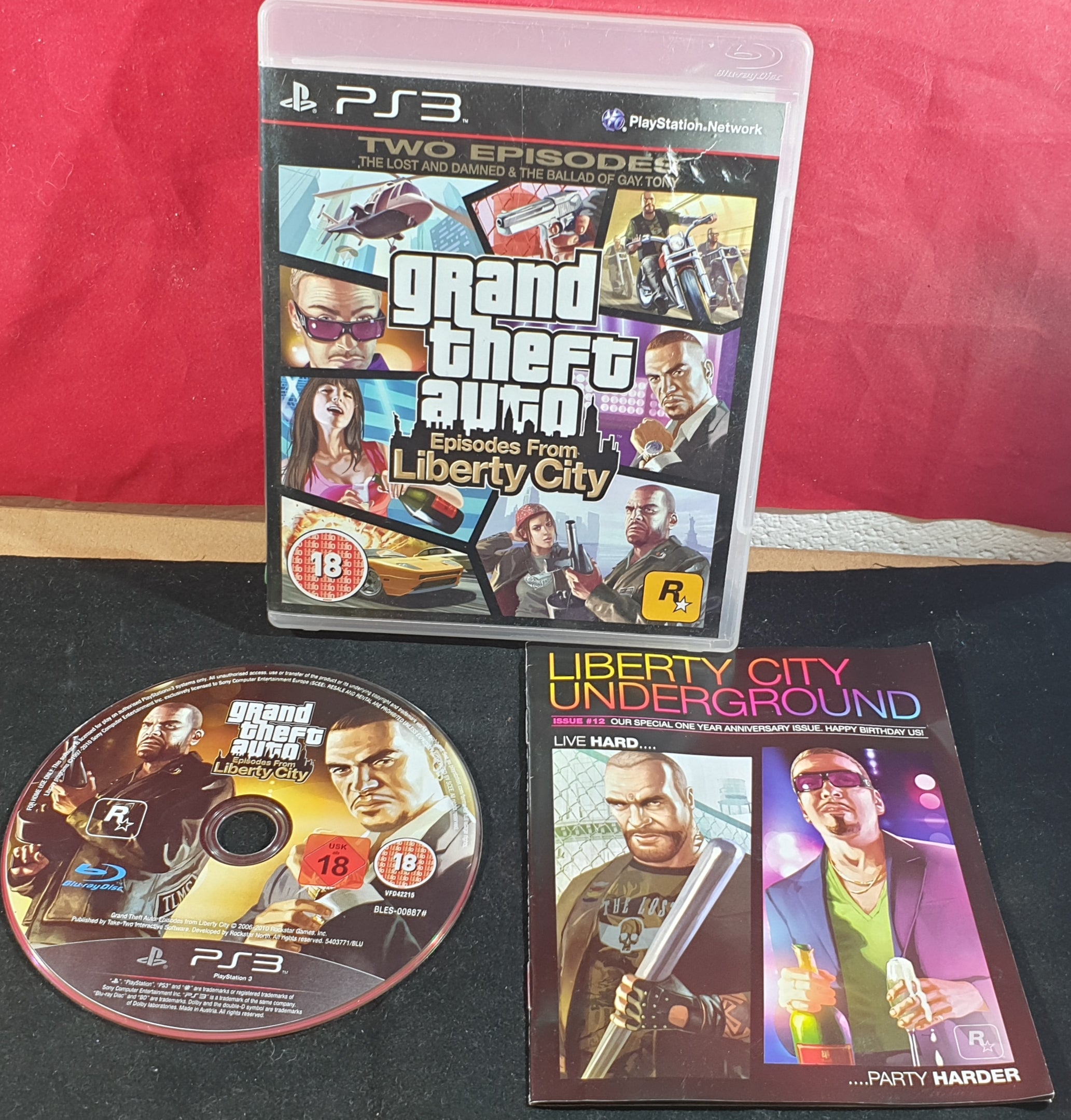 Grand Theft Auto Episodes From Liberty City Sony Playstation 3 (PS3) G ...