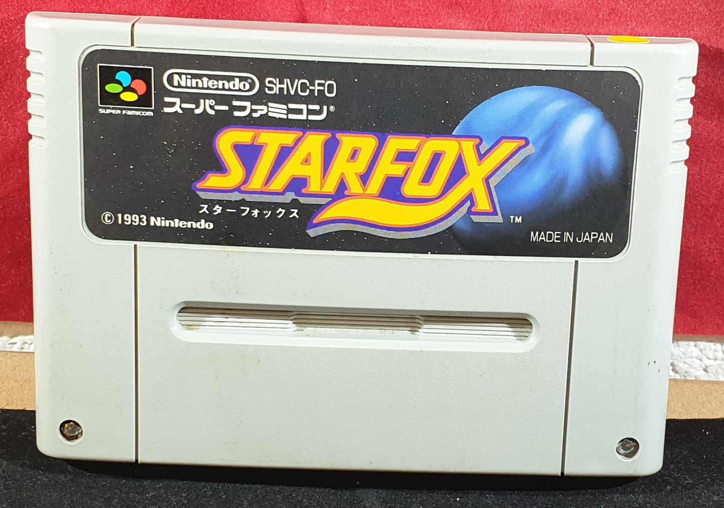 Star Fox Cartridge Only Super Nintendo Entertainment System (SNES) Game NTSC-J Japanese