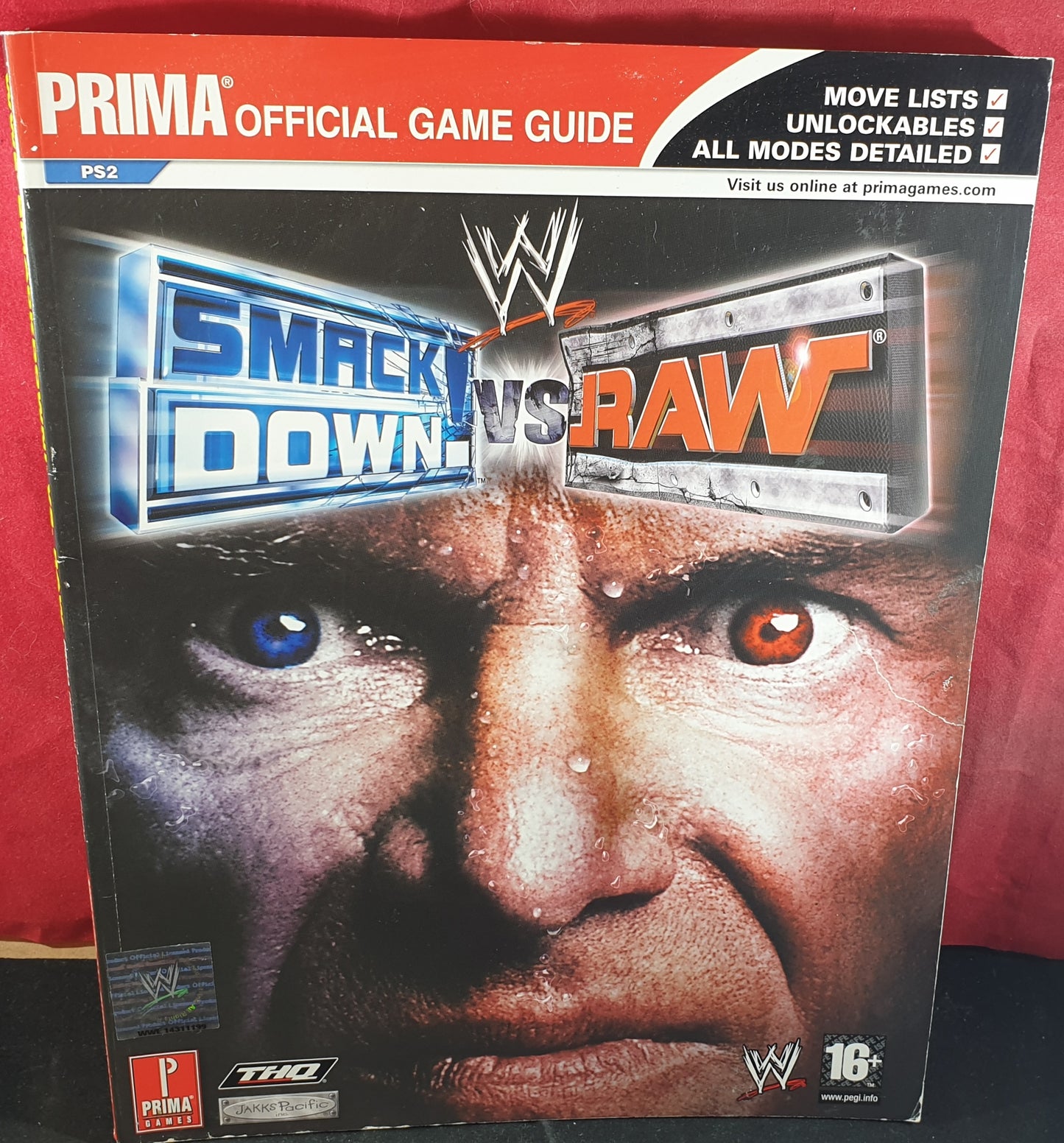 WWE Smackdown Vs Raw Official Strategy Guide Book