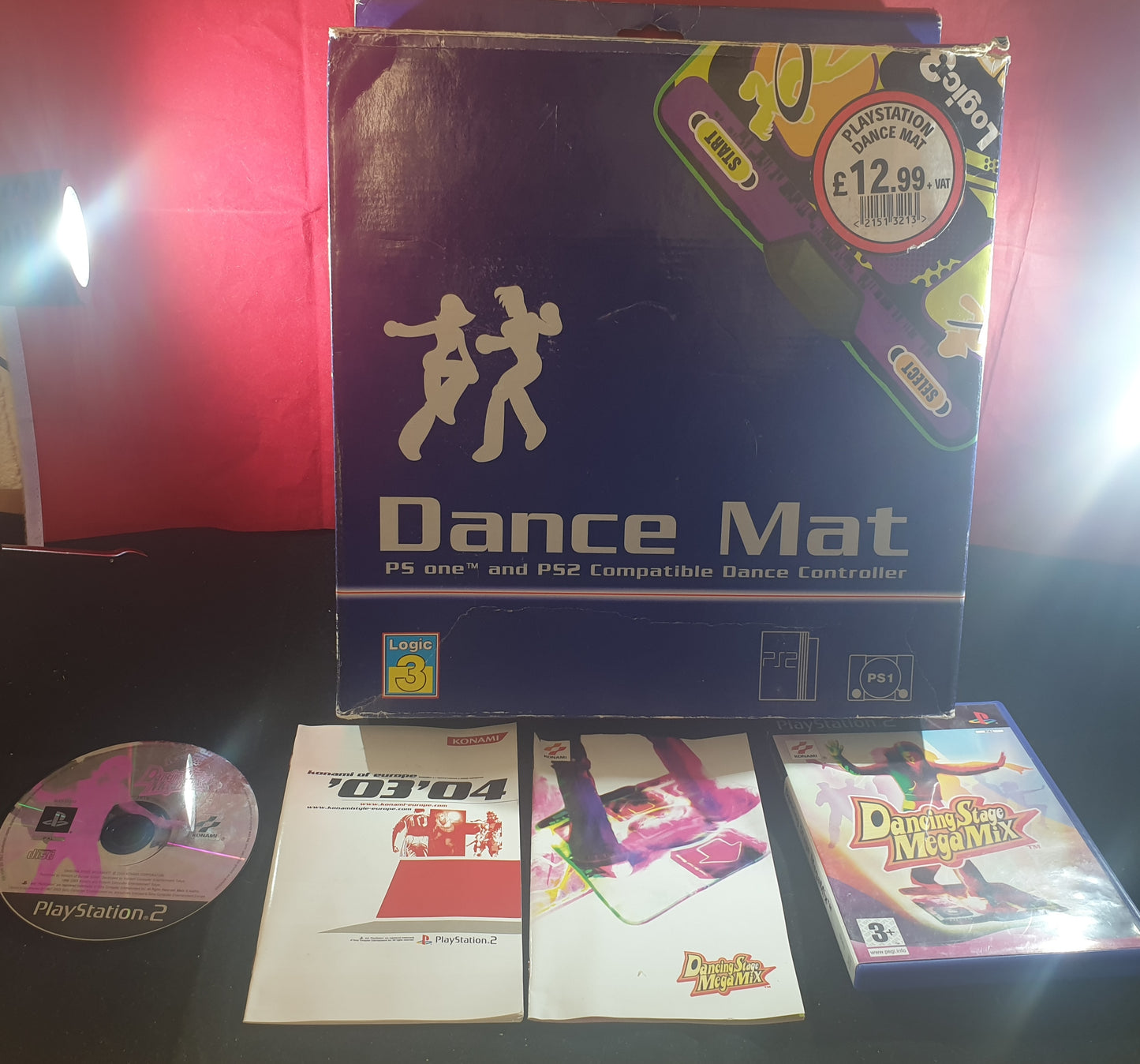 Logic3 Dance Mat with Dancing Stage MegaMix Sony Playstation 2 (PS2) Accessory