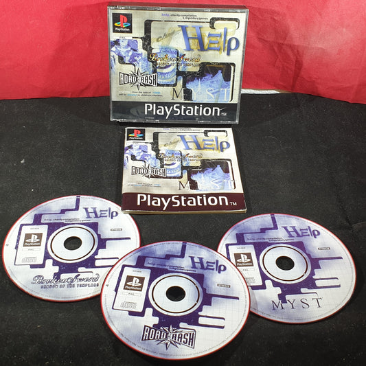 Help Charity Compilation Sony Playstation 1 (PS1) Game