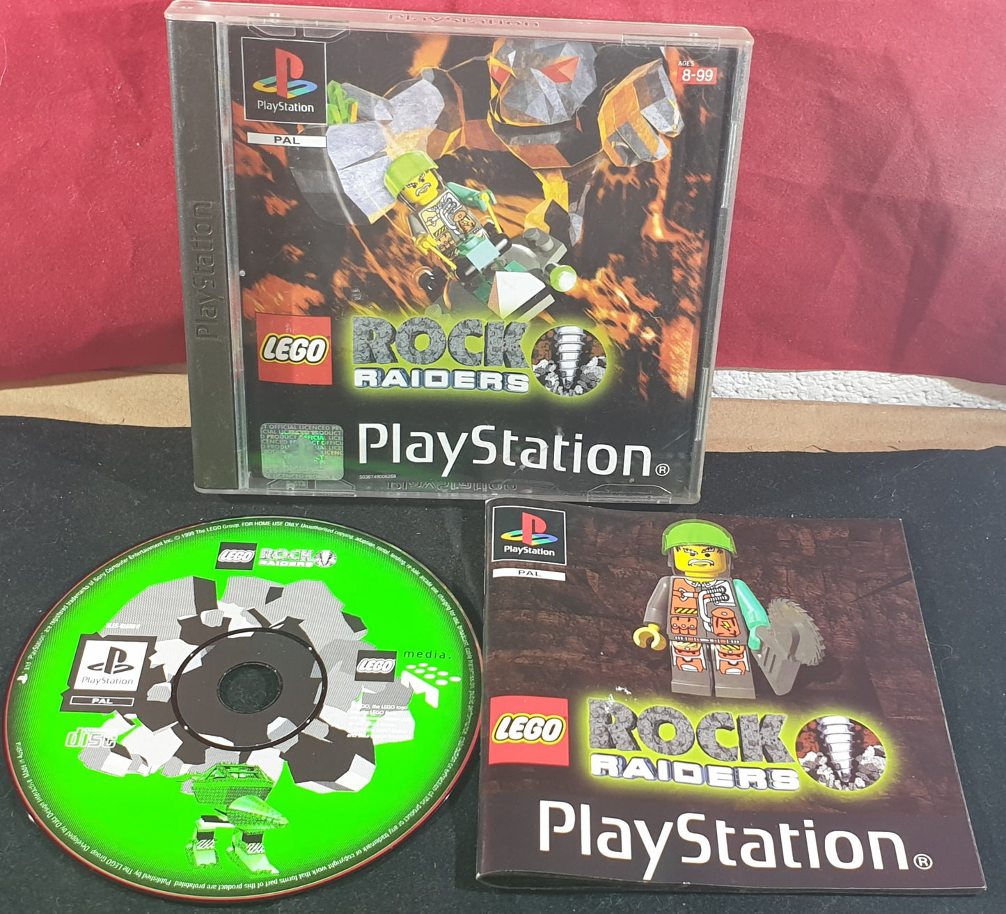 Lego Rock Raiders Sony Playstation 1 (PS1) Game