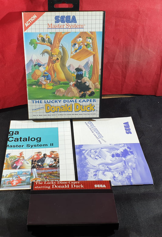 The Lucky Dime Caper Starring Donald Duck Sega Master System Game