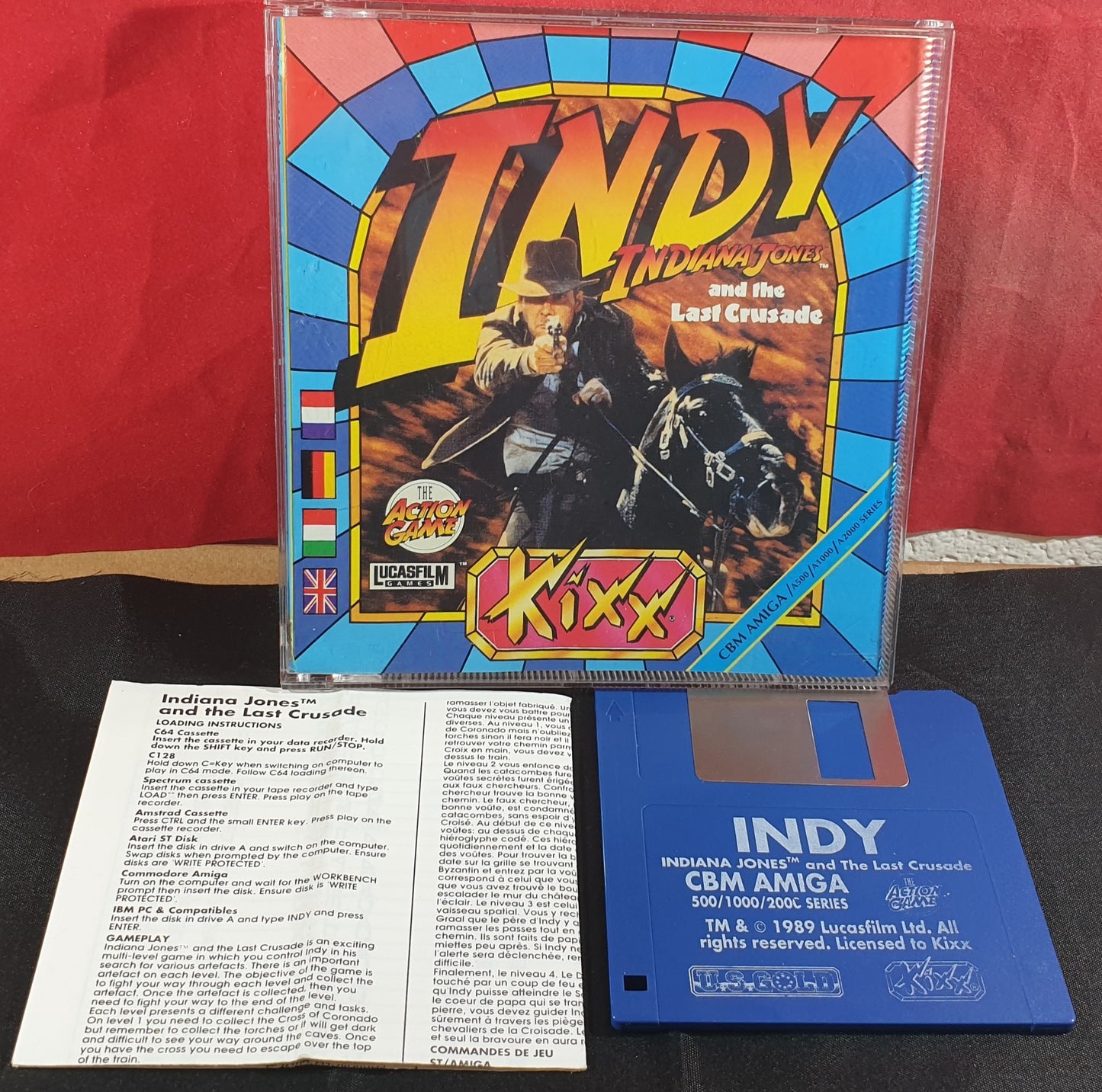 Indiana Jones and the Last Crusade the Action Game Amiga Game