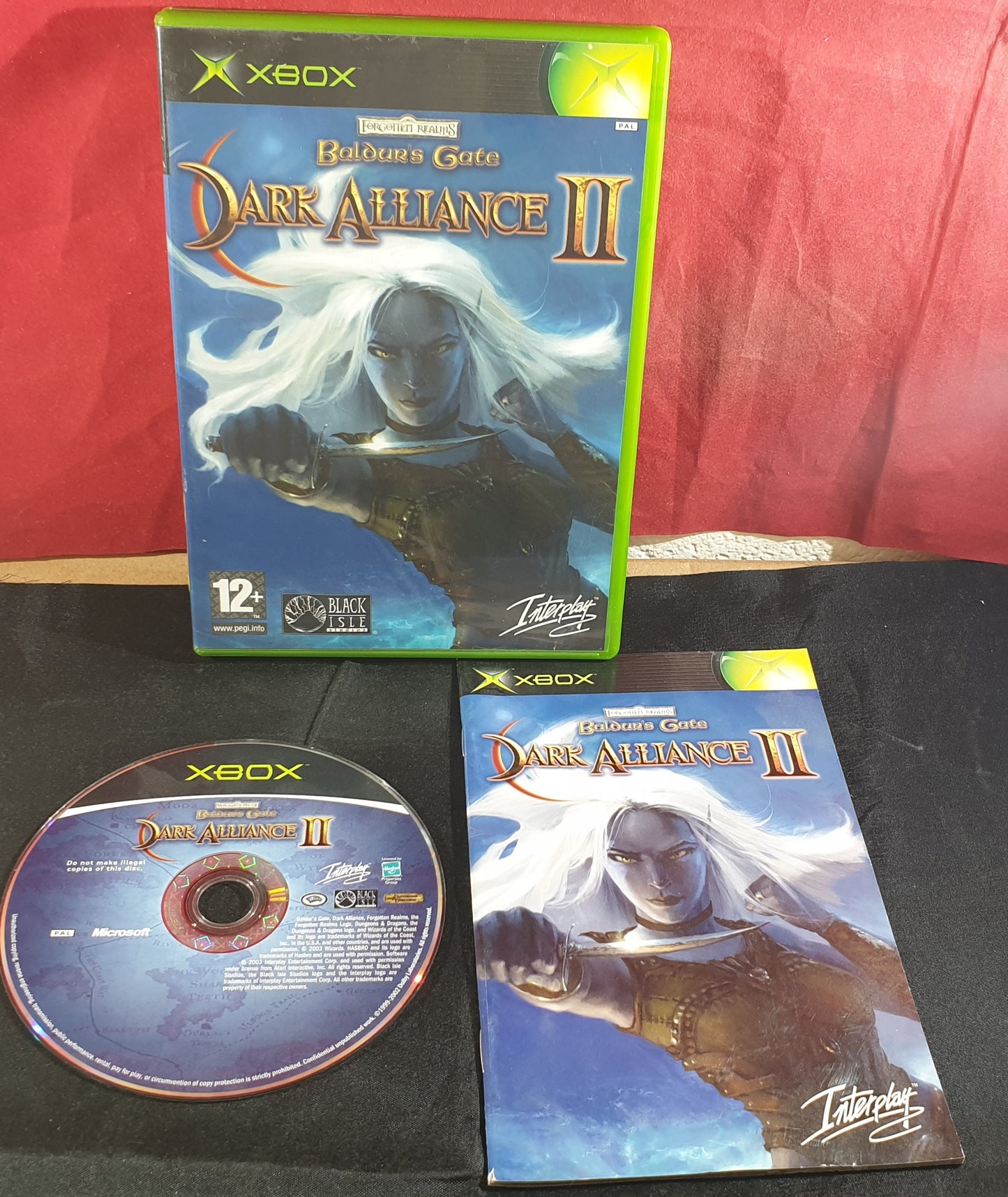 Baldur's Gate Dark Alliance II Microsoft Xbox Game